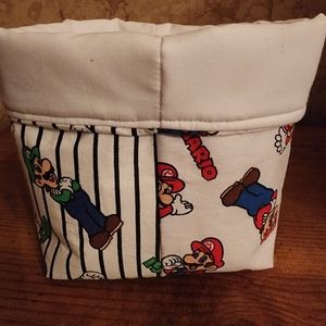 Fabric storage bin
